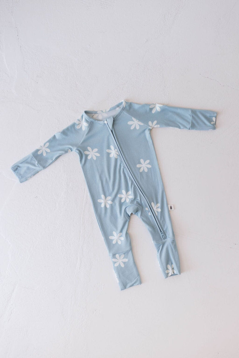 Forever French Baby - Bamboo Zip Pajamas | Daisy Blues