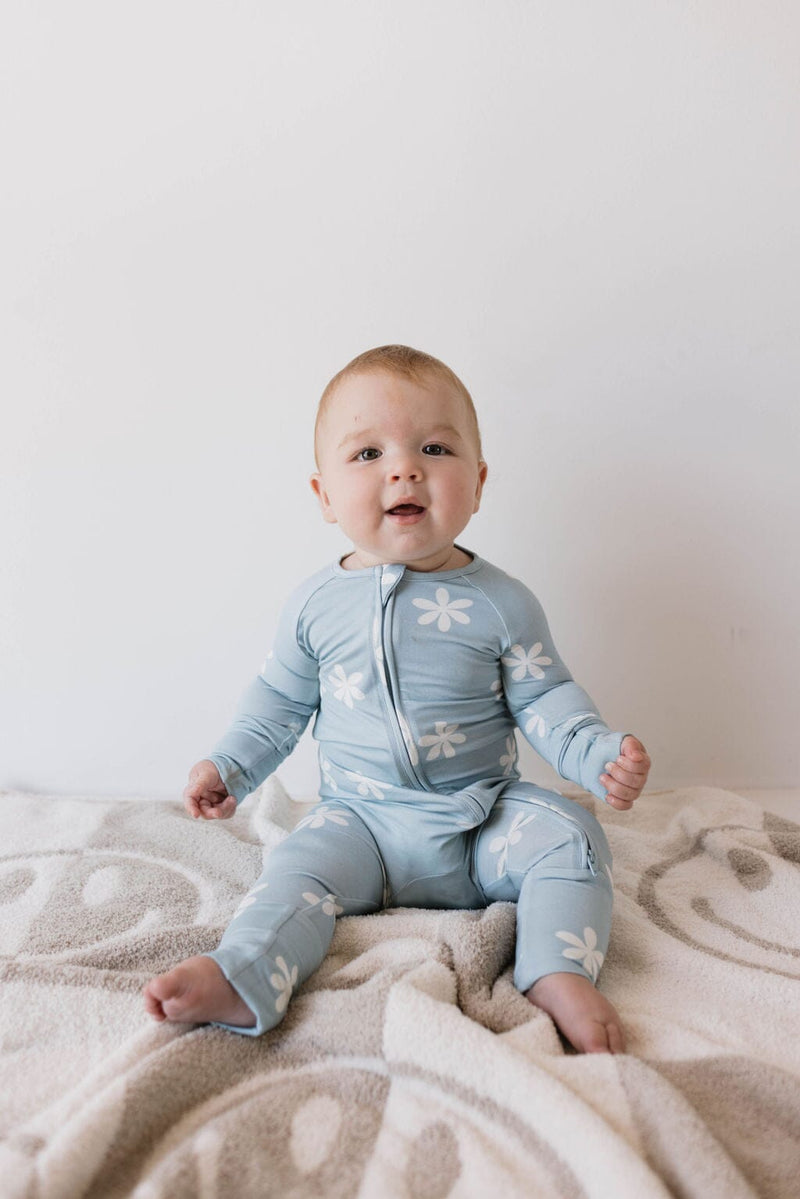 Forever French Baby - Bamboo Zip Pajamas | Daisy Blues