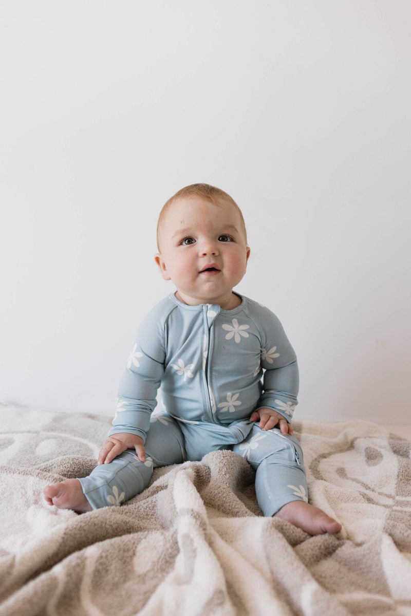 Forever French Baby - Bamboo Zip Pajamas | Daisy Blues