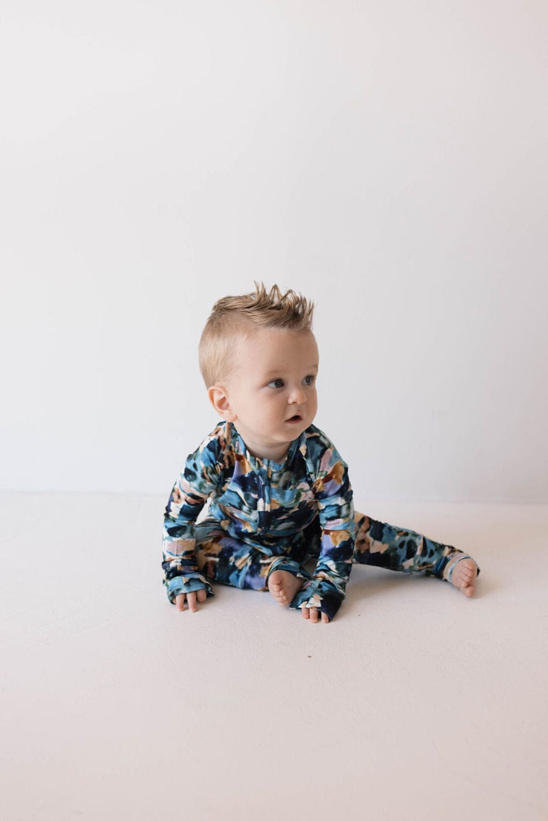 Forever French Baby - Bamboo Zip Pajamas | Charli Print