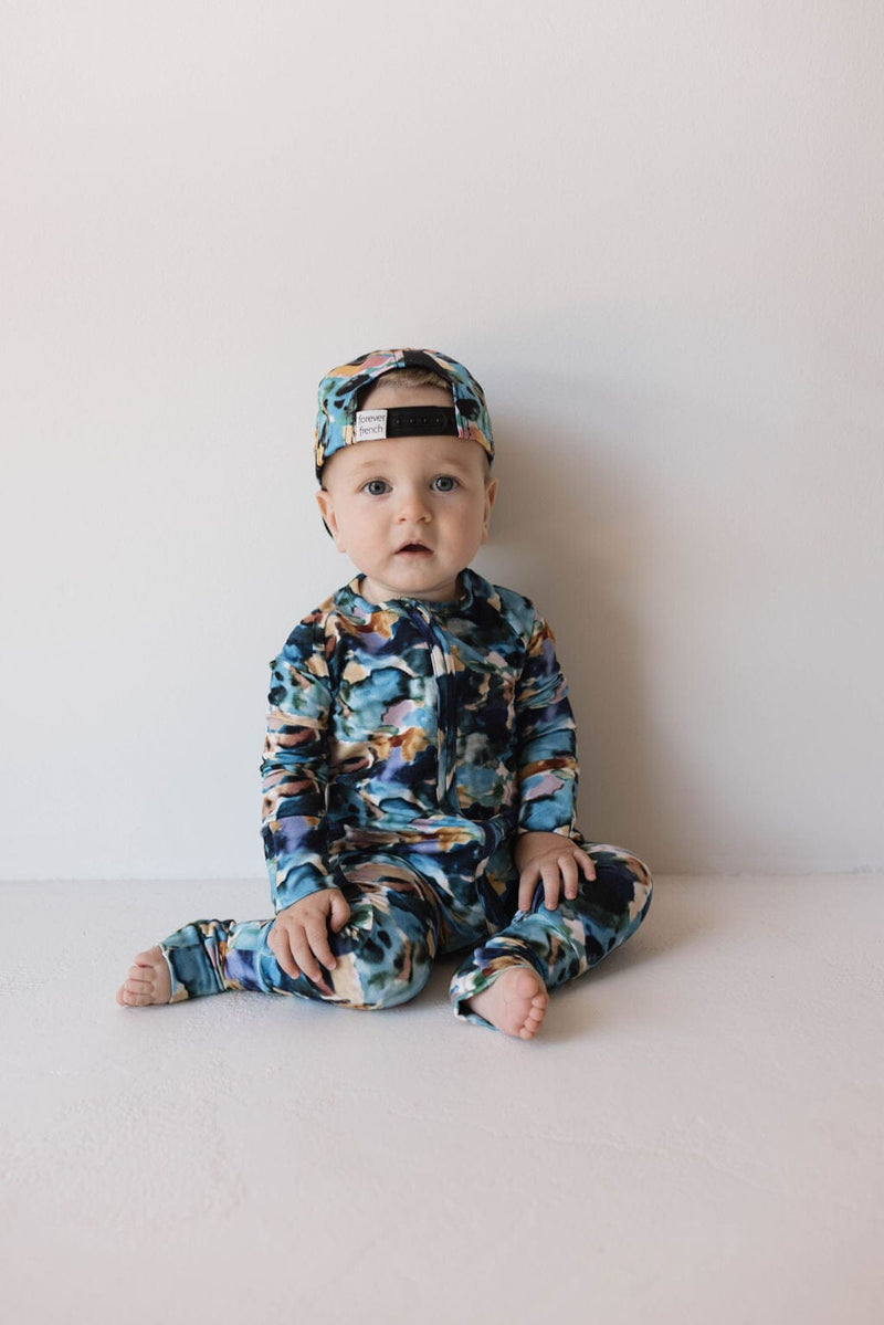 Forever French Baby - Bamboo Zip Pajamas | Charli Print