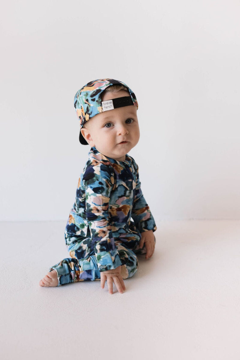 Forever French Baby - Bamboo Zip Pajamas | Charli Print