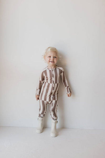 Forever French Baby - Bamboo Zip Pajamas | Tile Stack