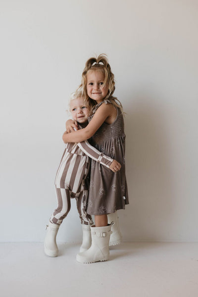 Forever French Baby - Bamboo Zip Pajamas | Tile Stack