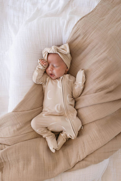 Forever French Baby - Bamboo Zip Pajamas | Luna