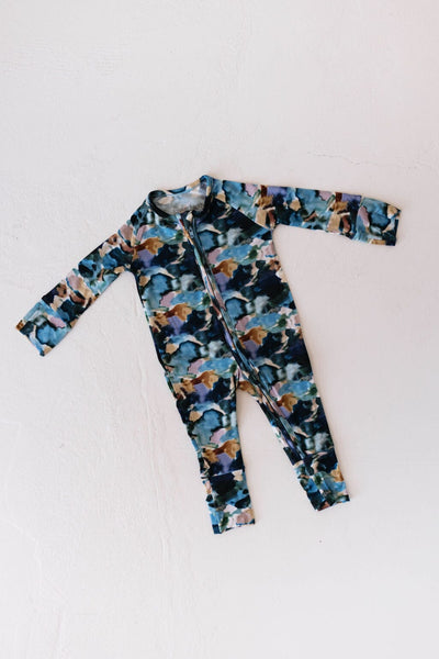 Forever French Baby - Bamboo Zip Pajamas | Charli Print