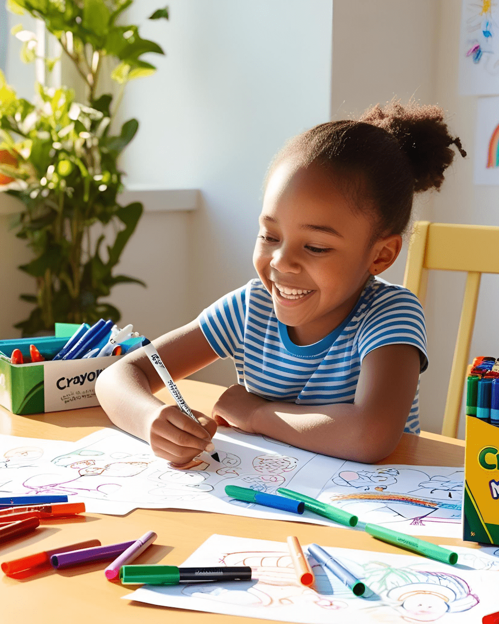 UnbuckleMe® Crayola Washable Dry-Erase Markers (10 pack)- Strolleria