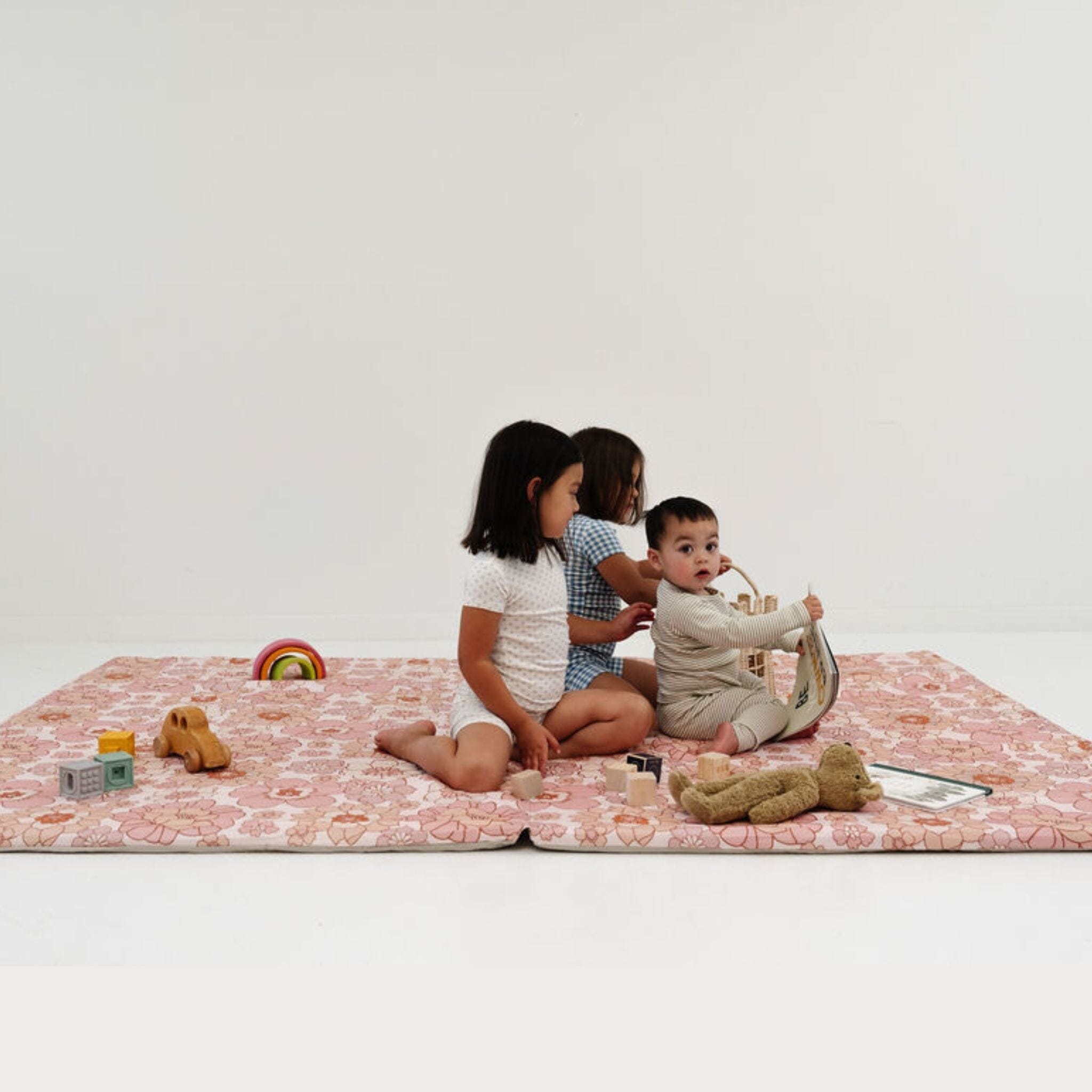 Toki Kids Blooms Organic Cotton Mat- Strolleria
