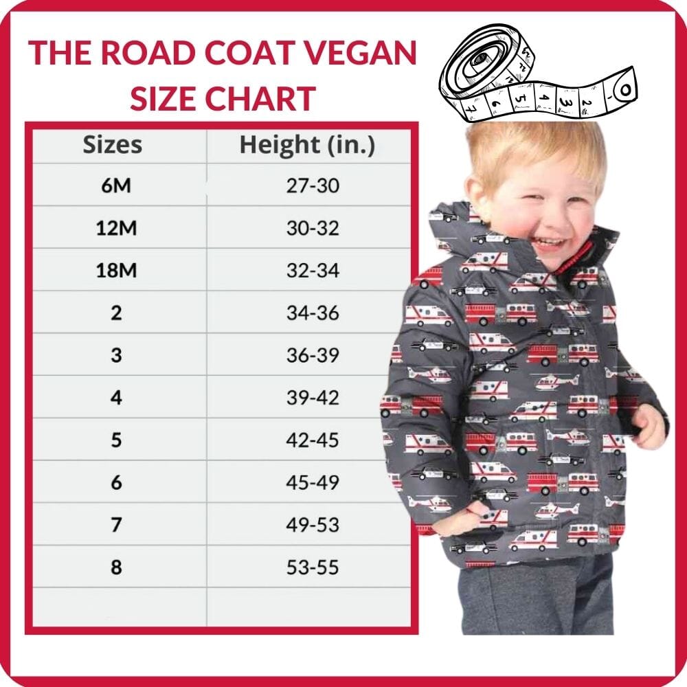 Onekid Car Seat Coat | The Road Coat Vegan - Rescue Print- Strolleria