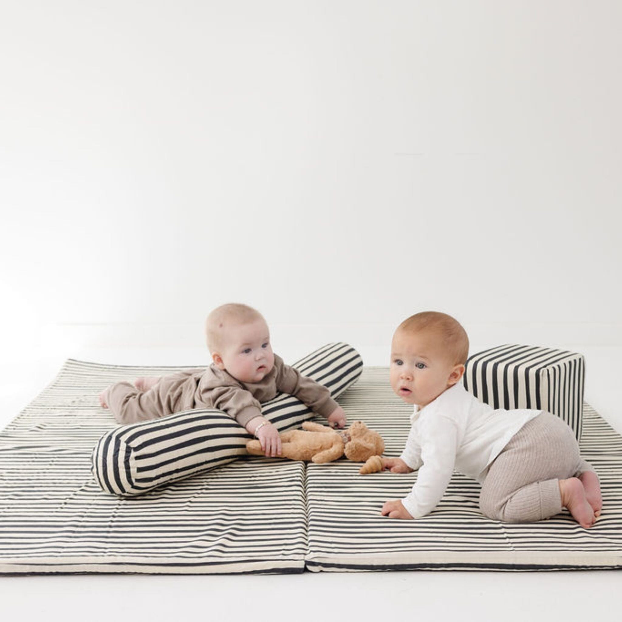 Toki Kids Bold Stripe Organic Cotton Mat- Strolleria