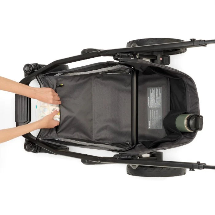 Veer Switch & Roll Leather Kit Stroller (Switchback Seat & Roll Frame, Leather Grips for Handle and Armbar)- Strolleria