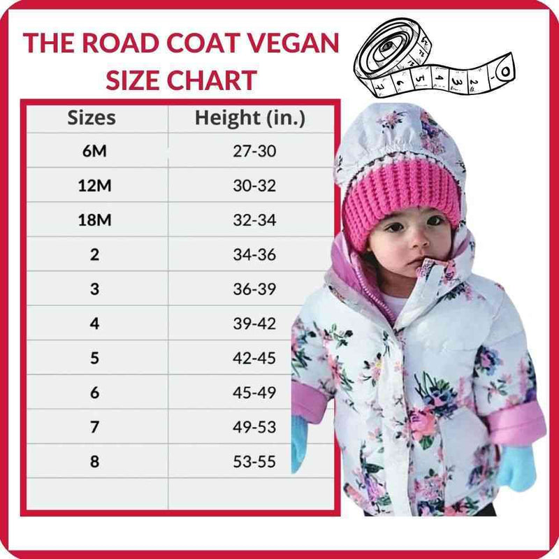 Onekid Car Seat Coat | The Road Coat Vegan - Floral Print