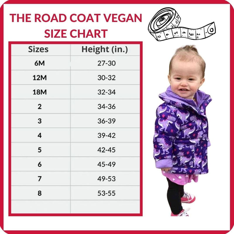 Onekid Car Seat Coat | The Road Coat Vegan - Purple Raptor
