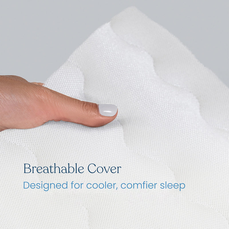 Halo Essential Breathable Crib Mattress - White- Strolleria