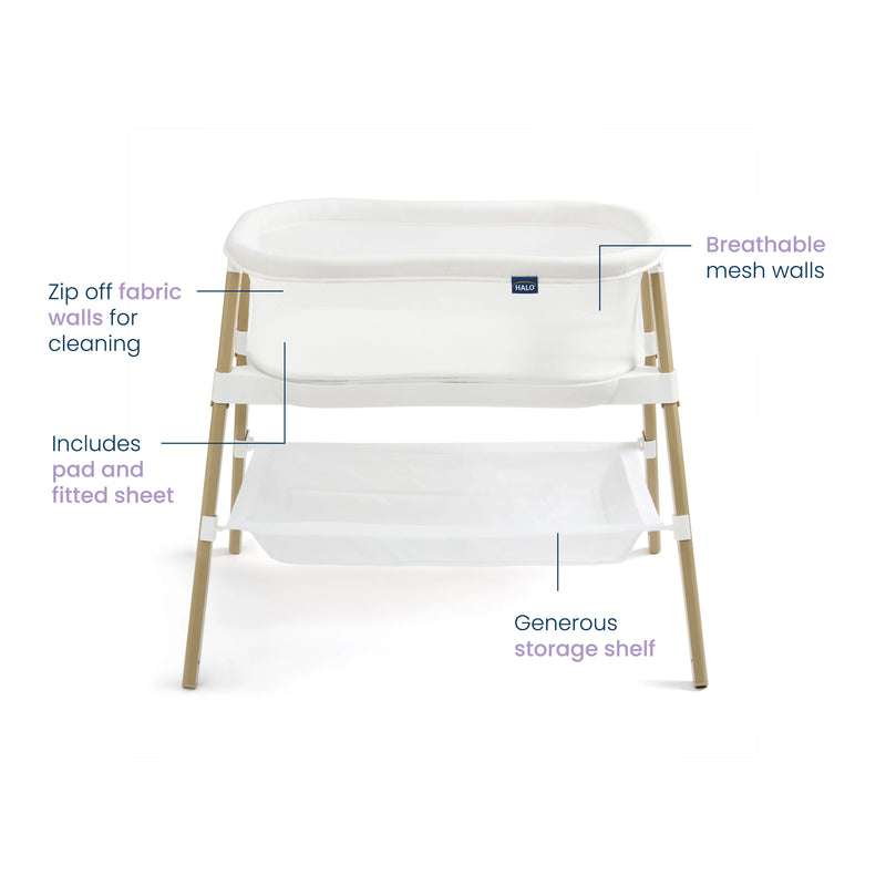 Halo BassiNest Essential Sleeper - Free-Standing- Strolleria