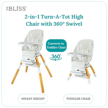 TruBliss Turn-A-Tot Highchair- Strolleria