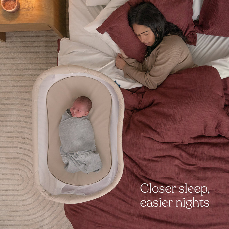 Halo BassiNest Lite Portable Bassinet - Oat- Strolleria