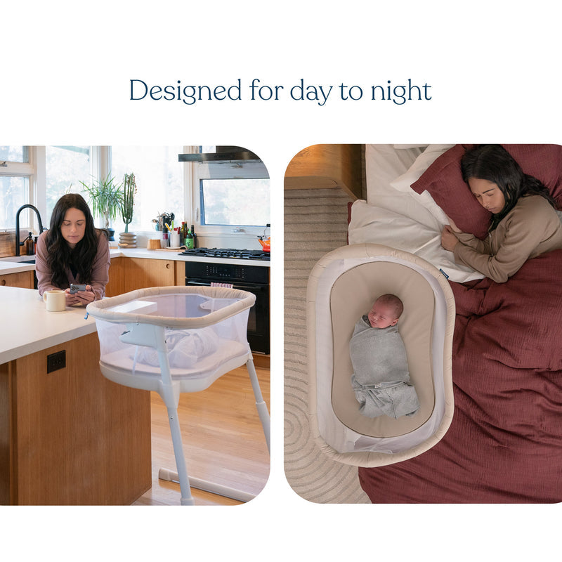 Halo BassiNest Lite Portable Bassinet - Oat- Strolleria