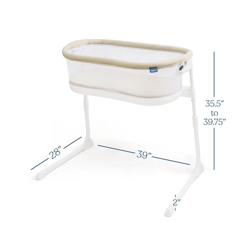 Halo BassiNest Lite Portable Bassinet - Oat- Strolleria