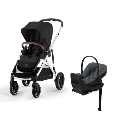 Cybex Gazelle S 2 and Cloud G Lux Travel System - Moon Black / Monument Grey
