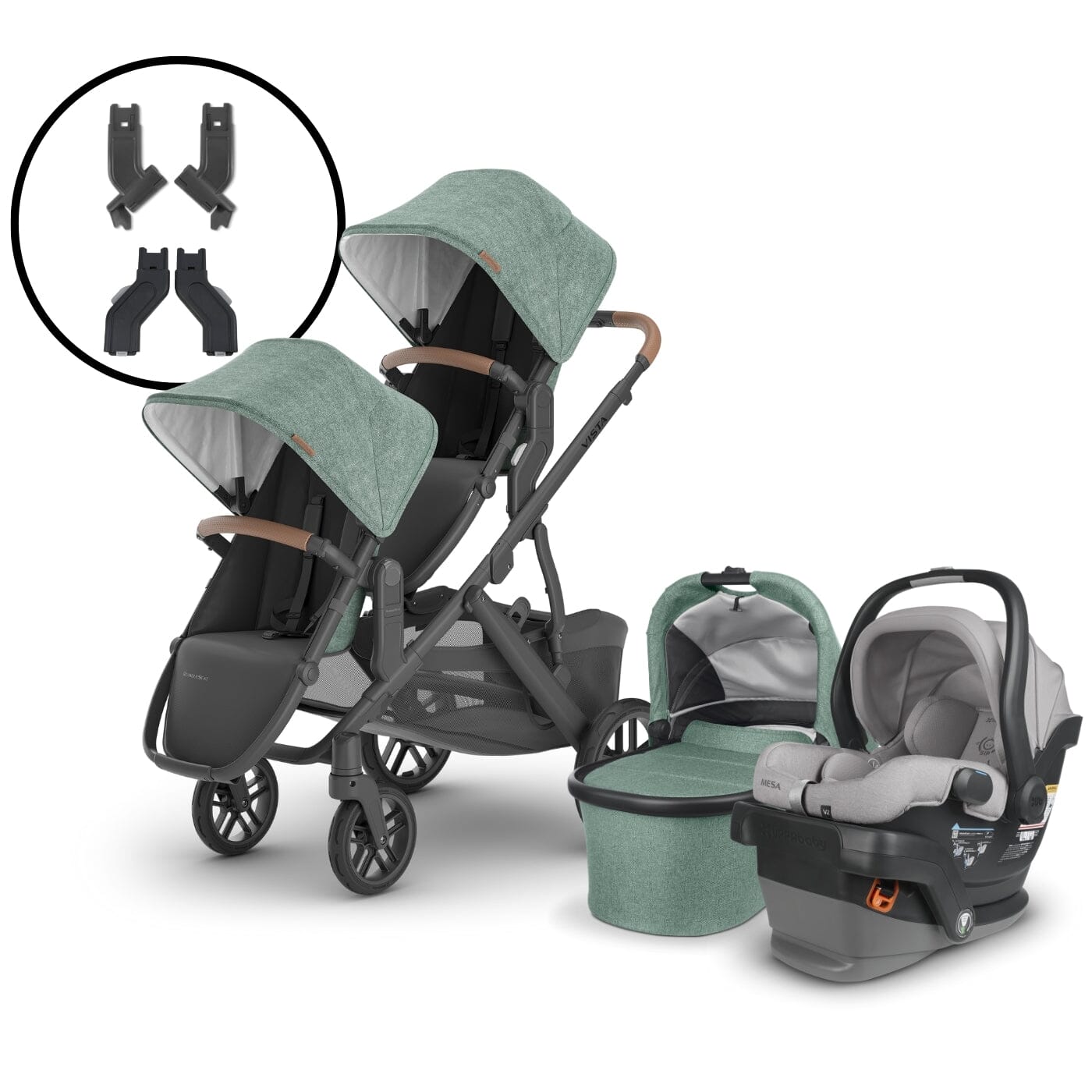 Uppababy vista mesa outlet bundle