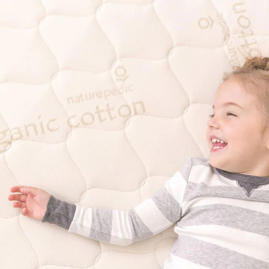 Naturepedic Twin XL VERSE - 1 Sided - Quilted Mattress- Strolleria