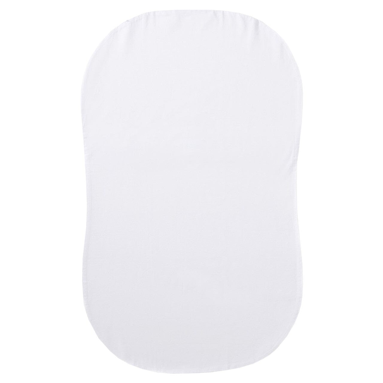 Halo Bassinet Organic Fitted Sheet in White- Strolleria