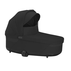 Moon Black CYBEX Cot S Lux Bassinet - Angled Front View | Strolleria