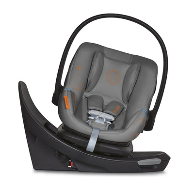 Cybex Aton G Swivel Infant Car Seat and Base Lava Grey