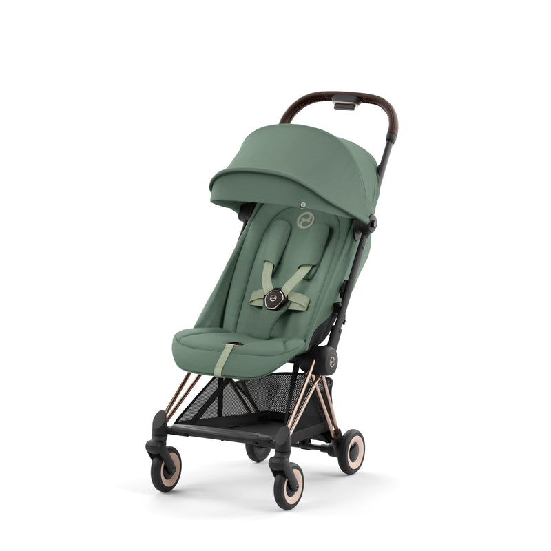 Cybex Coya Stroller Rose Gold Leaf Green 