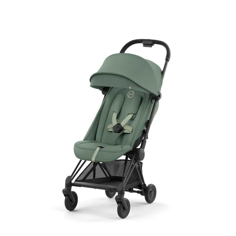 Cybex Coya Stroller Matte Black Leaf Green 