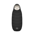 Sepia Black CYBEX Platinum Footmuff - Front View with Cream Interior | Strolleria