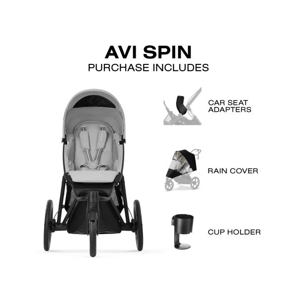 CYBEX Avi Spin Running Stroller- Strolleria