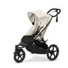 Beige CYBEX Avi Spin Running Stroller - Front Angle View | Strolleria