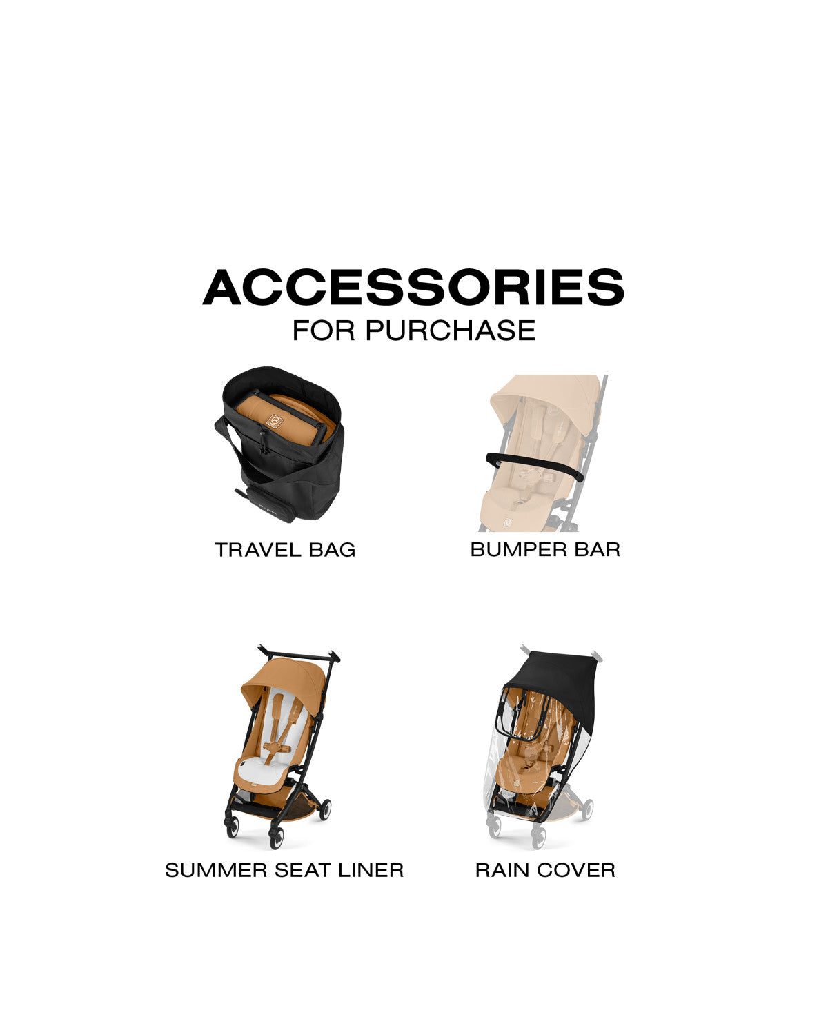CYBEX LIBELLE Stroller + Cloud G Pro Infant Car Seat Travel System - Chocolate Brown- Strolleria