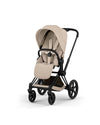 Beige CYBEX PRIAM Comfort Stroller - Front View | Strolleria