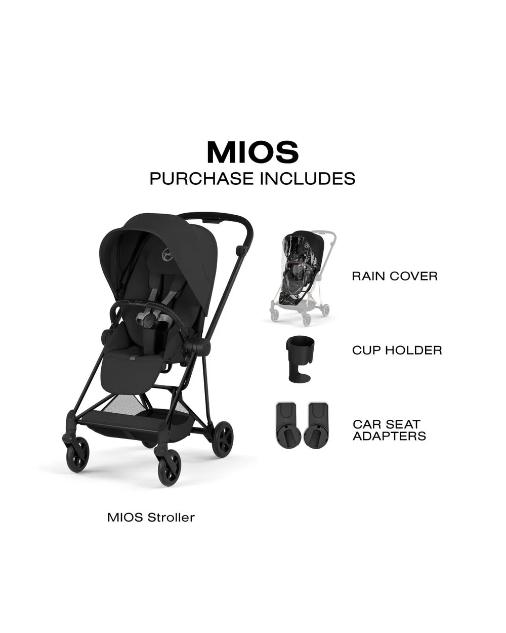 CYBEX MIOS Stroller - Comfort Collection- Strolleria