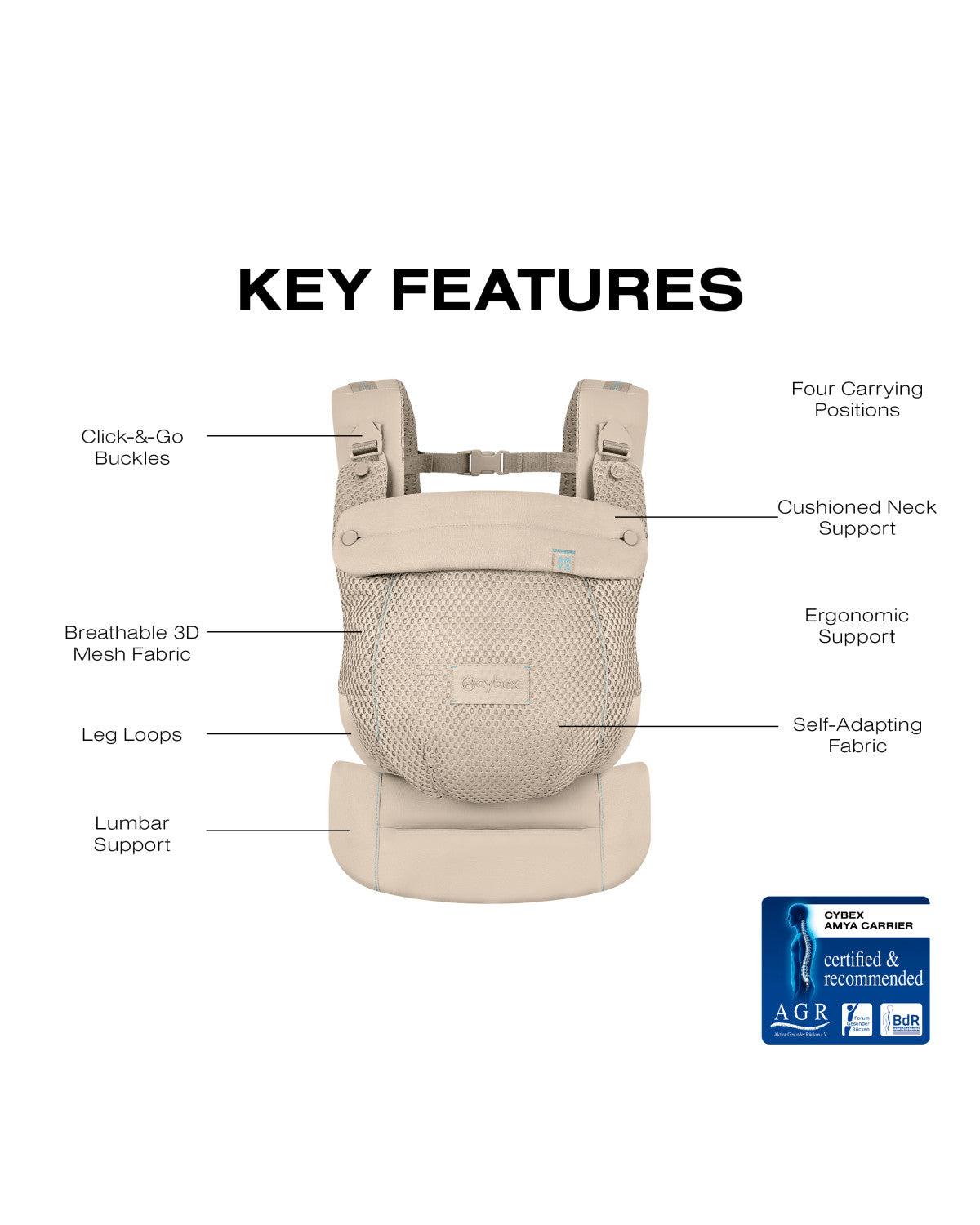 cybex baby carrier Cybex AMYA Carrier – Strolleria