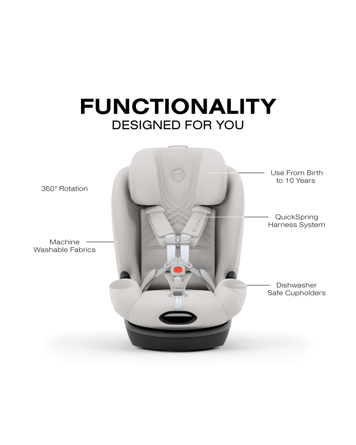 Cybex Callisto T 360 Rotating All-in-One Convertible Car Seat- Strolleria