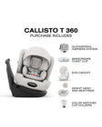 Cybex Callisto T 360 Rotating All-in-One Convertible Car Seat - Bambi Baby