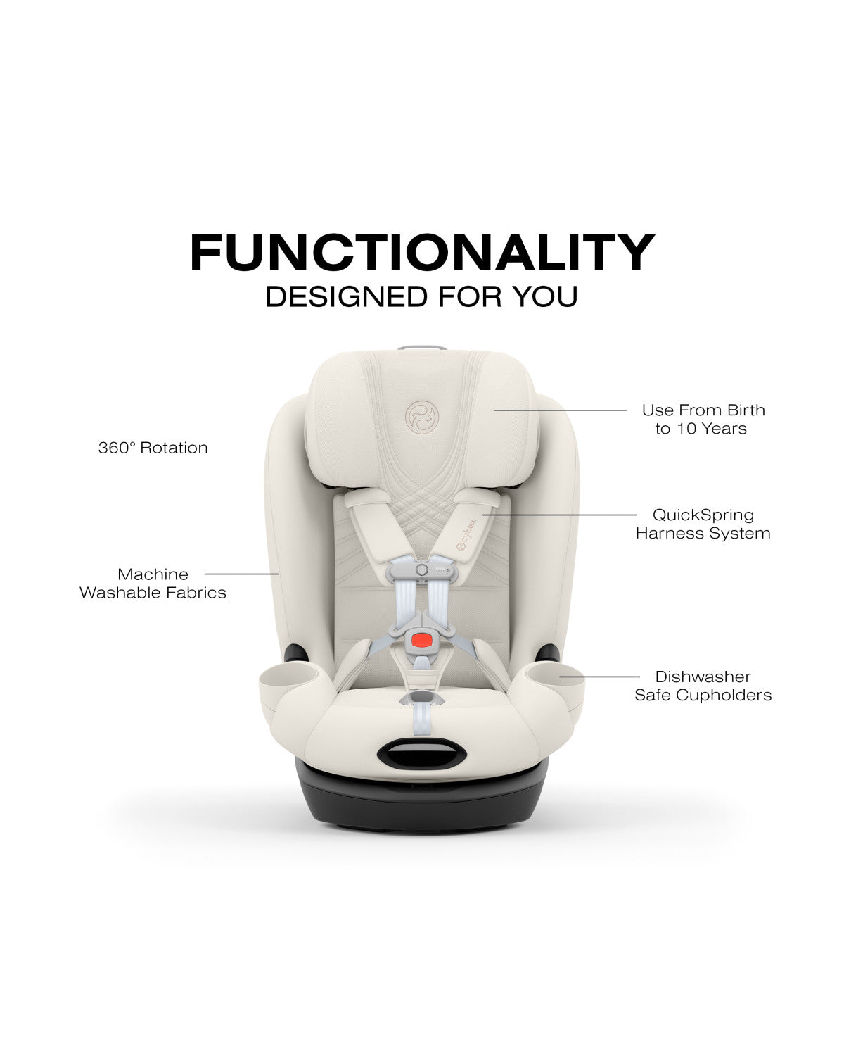 Cybex Callisto T 360 Rotating All-in-One Convertible Car Seat- Strolleria