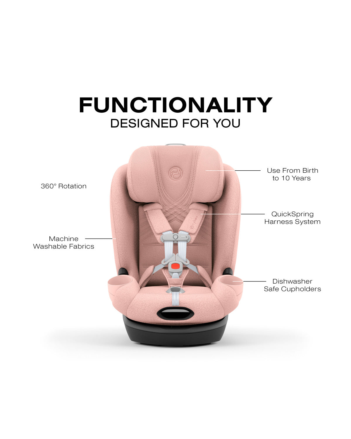 Cybex Callisto T 360 Rotating All-in-One Convertible Car Seat- Strolleria