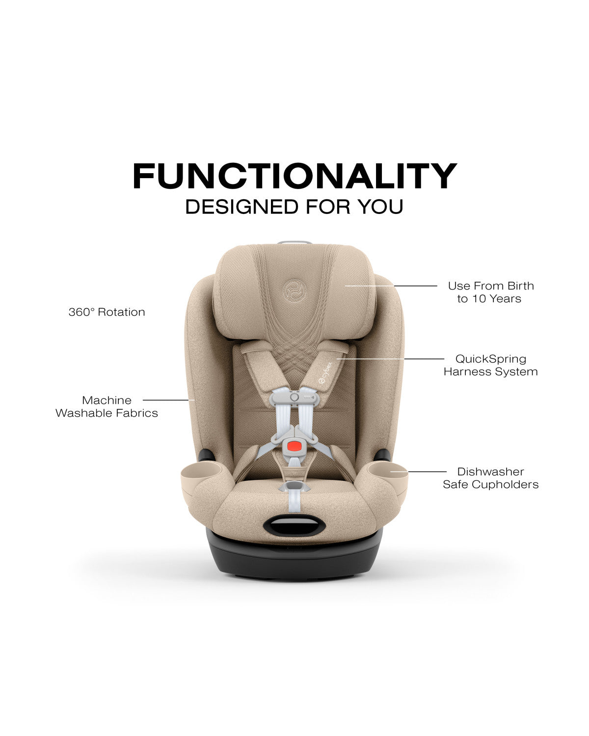 Cybex Callisto T 360 Rotating All-in-One Convertible Car Seat- Strolleria