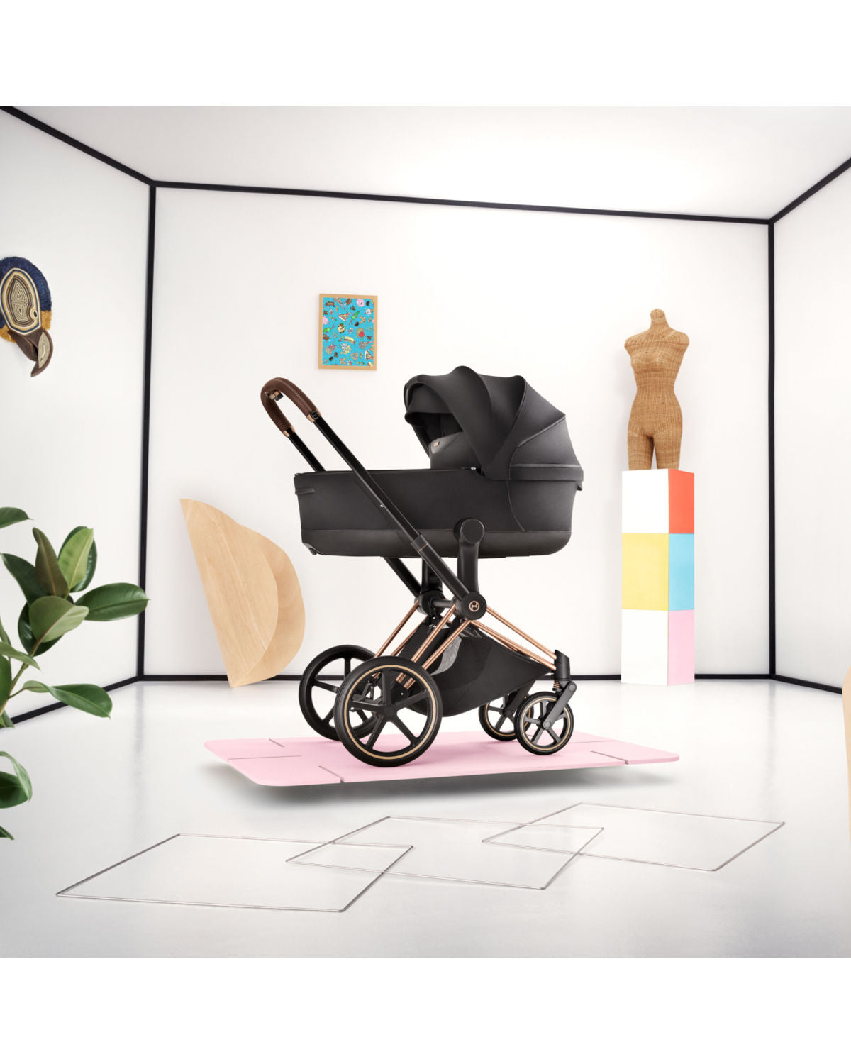 CYBEX PRIAM Fold Lux Carry Cot - Comfort Collection- Strolleria