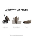 CYBEX PRIAM Fold Lux Carry Cot - Comfort Collection - Bambi Baby