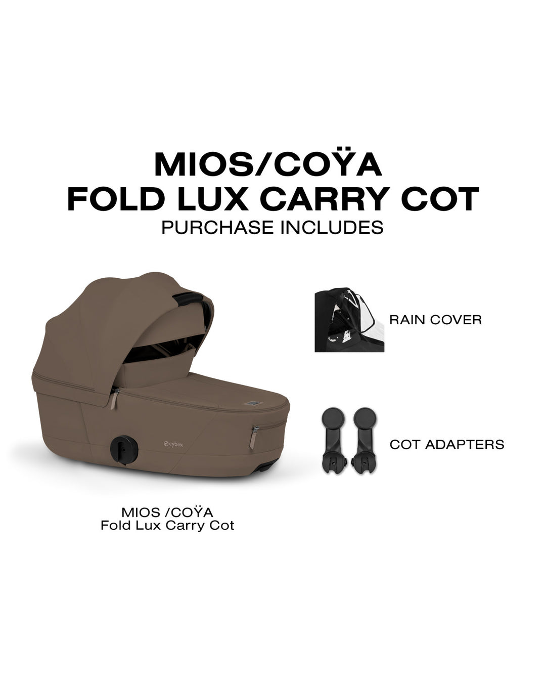 cybex mios lite cot CYBEX MIOS/COYA Fold Lux Carry Cot