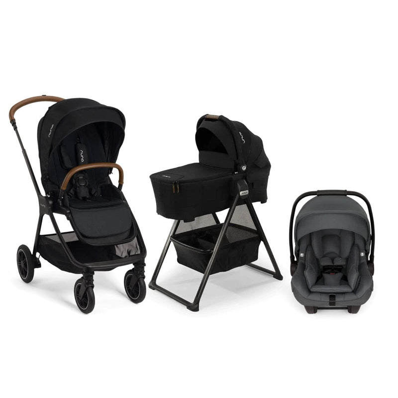 Nuna TRIV Next Bundle - Stroller, LYTL Bassinet + Stand, and PIPA aire RX Infant Car Seat