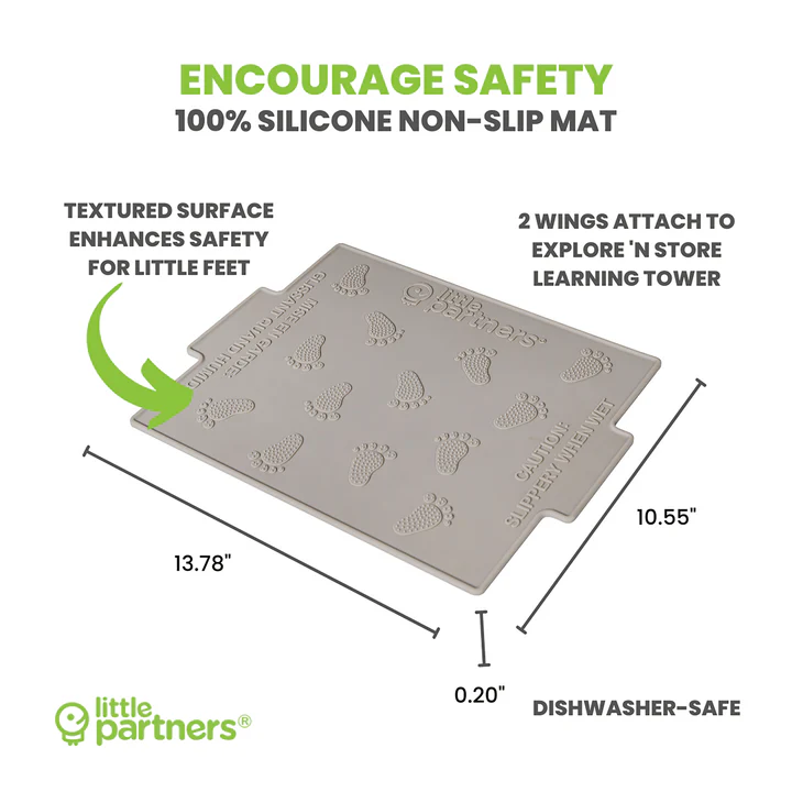 Little Partners Silicone Mat for Explore 'N Store Learning Tower Platform (Single Box)- Strolleria