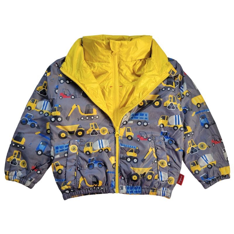 Onekid Car Seat Coat | The Road Coat Transition - Construction Print- Strolleria