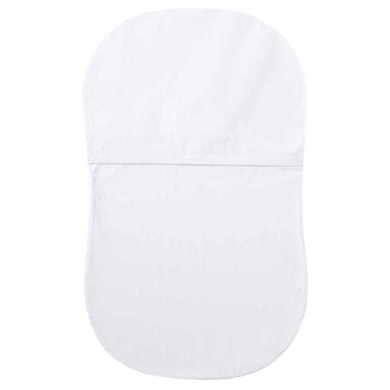 Halo Bassinet Waterproof Mattress Pad in White- Strolleria